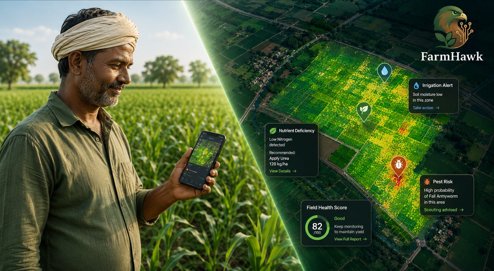 FarmHawk — Satellite intelligence meets smallholder farming