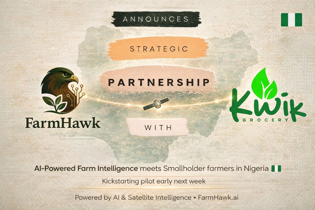 Strategic FarmHawk partnership with Kwik Grocery to advance AI-driven agriculture in Nigeria
